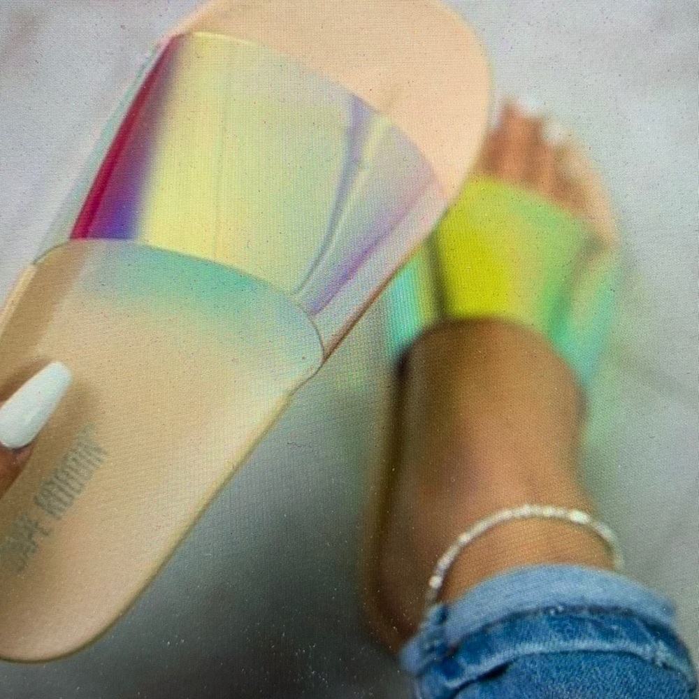 Iridescent Slides-NWOT